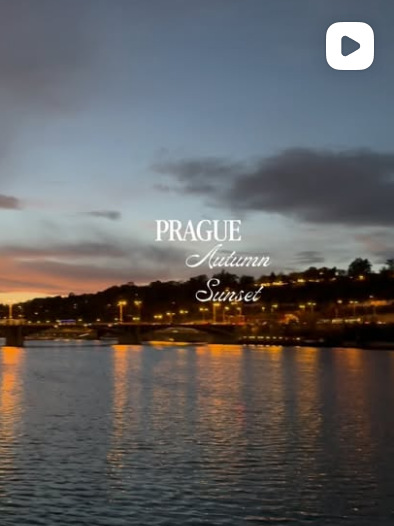 Reel: Prague autumn sunset